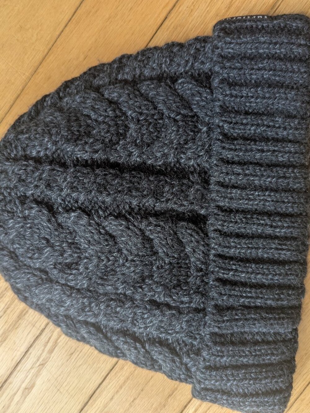 Turtlefur charcoal grey hat